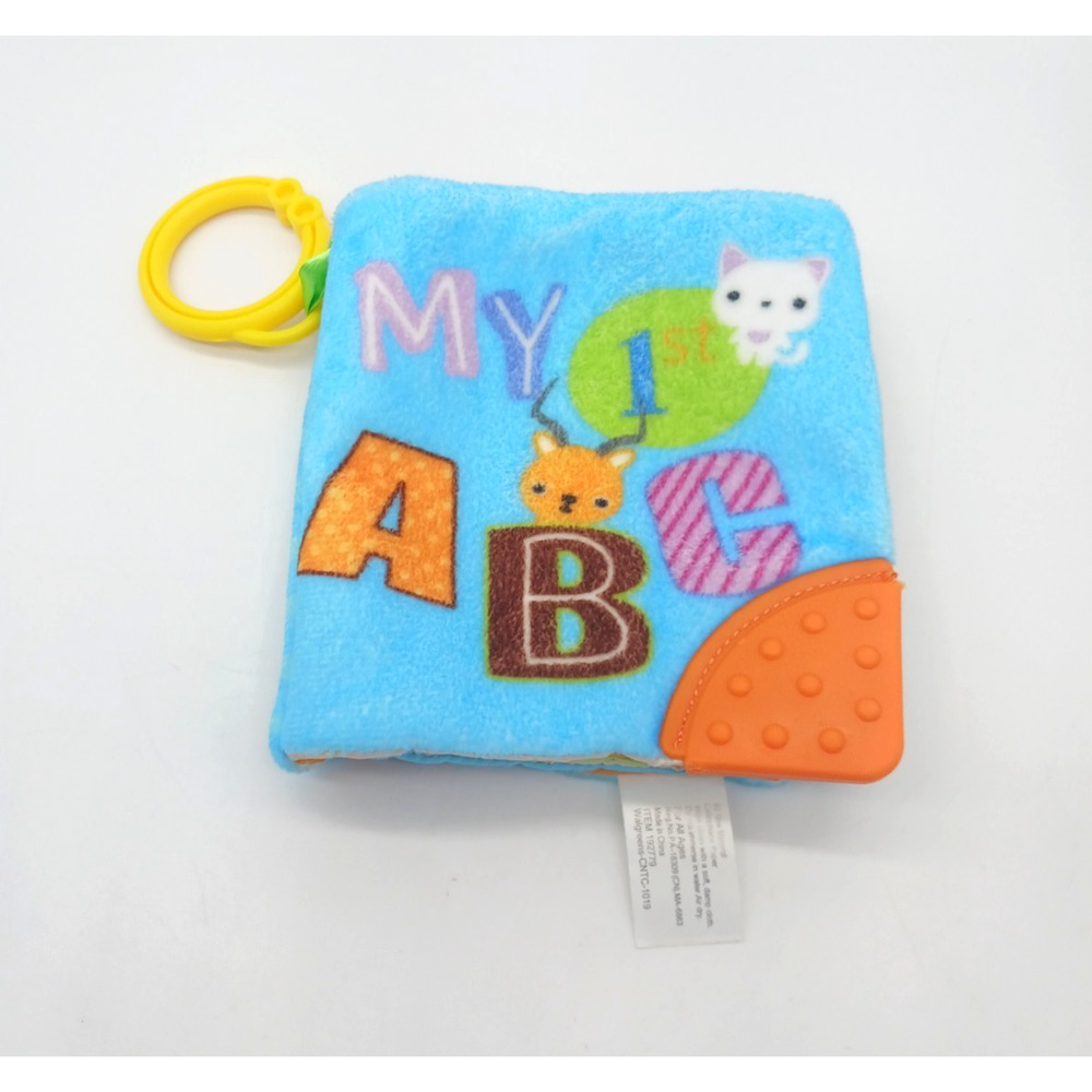 Walgreens Babies My 1st ABC Soft Cloth Book Baby Stroller Crinkle Sound Toy